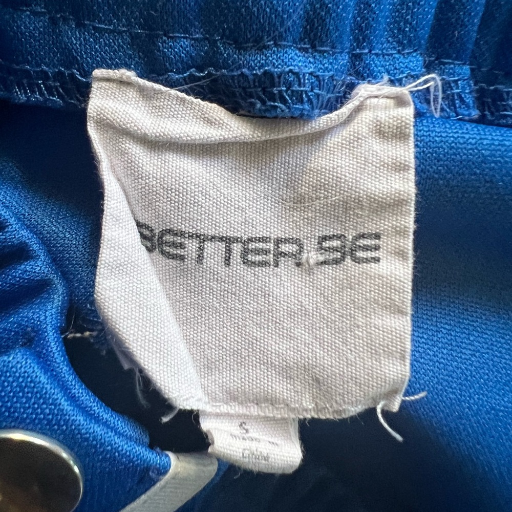 Side Seam Split Hem Button Detail Pants - image 4